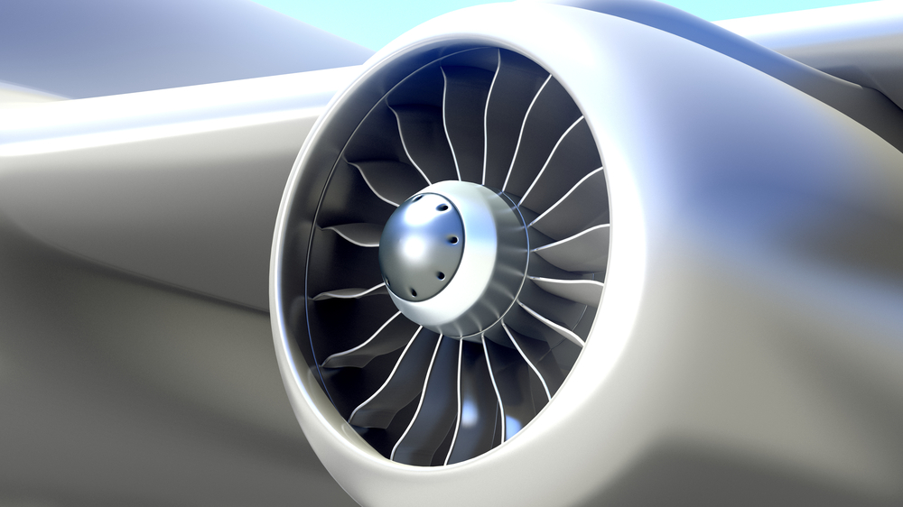 Stylized Boeing Jet Engine